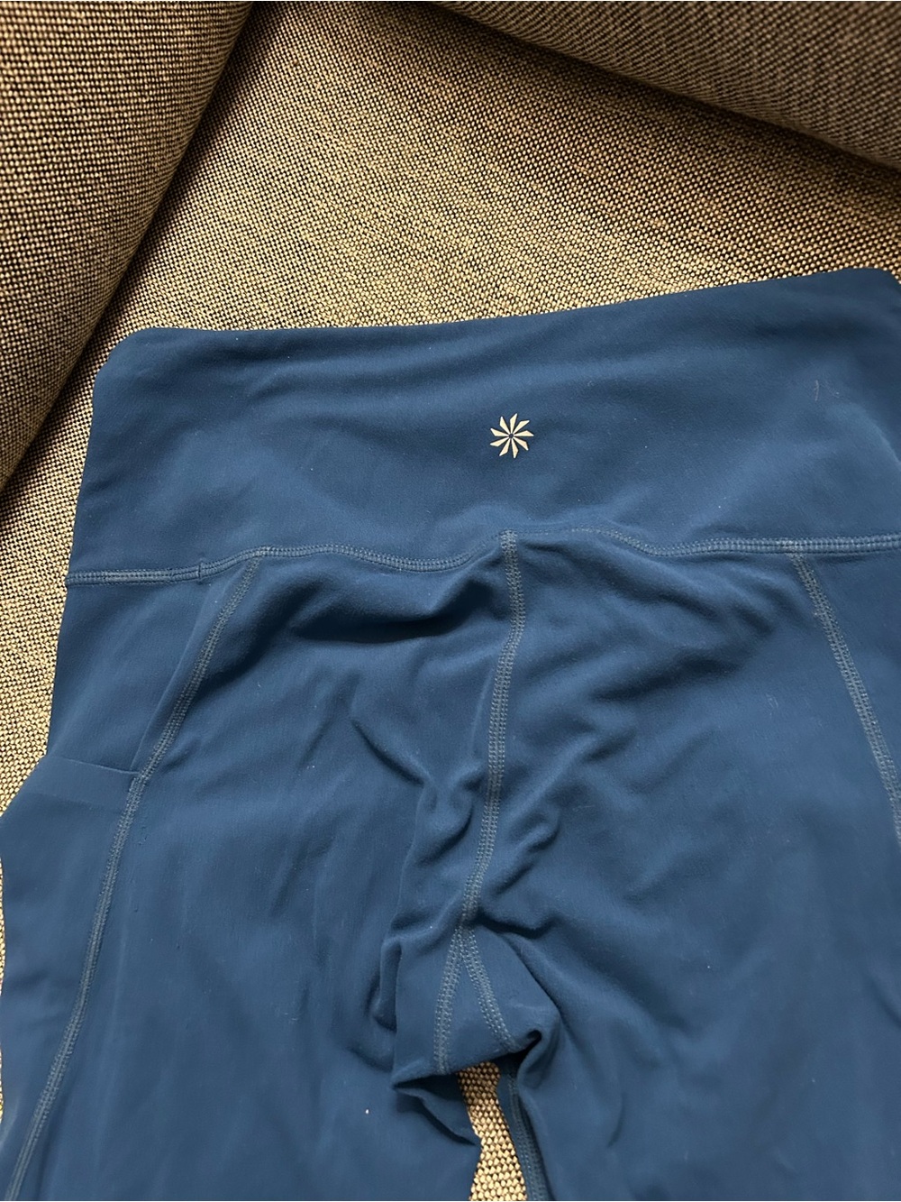 Athleta Deep Blue Performance Waistband Leggings